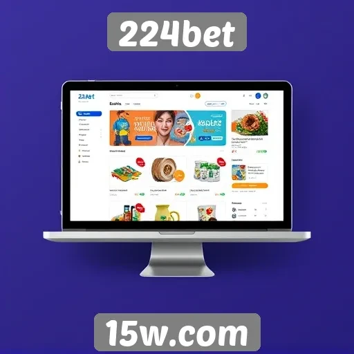 Interface do usuário do site 224bet avaliada