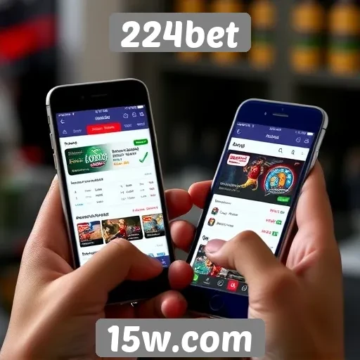 Funcionalidades móveis do 224bet para apostas em smartphones